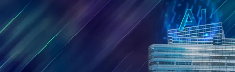 A tall building with a tower in the background