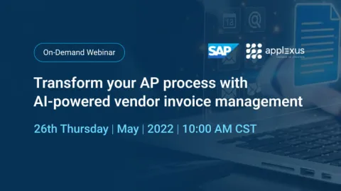 AP process with AI-powered vendor invoice management webinar