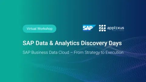 SAP Data & Analytics Discovery Days Webinar Banner