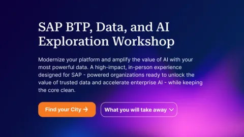 SAP BTP, Data, and AI  Exploration Workshop
