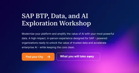 SAP BTP, Data, and AI  Exploration Workshop